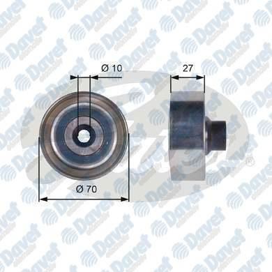 GATES T36361 Alternator Gergi Rulmani C2 C3 1.4 Hdi C4 1.6 02->
